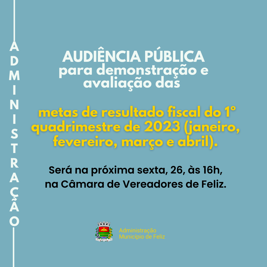 A AUDIÊNCIA PÚBLICA