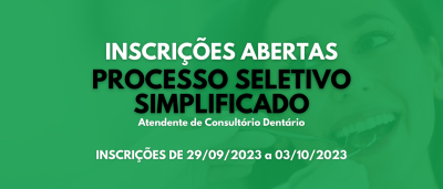 Imagem da notcia 'Processo Seletivo Simplificado - Contratao e Formao de Cadastro Reserva'